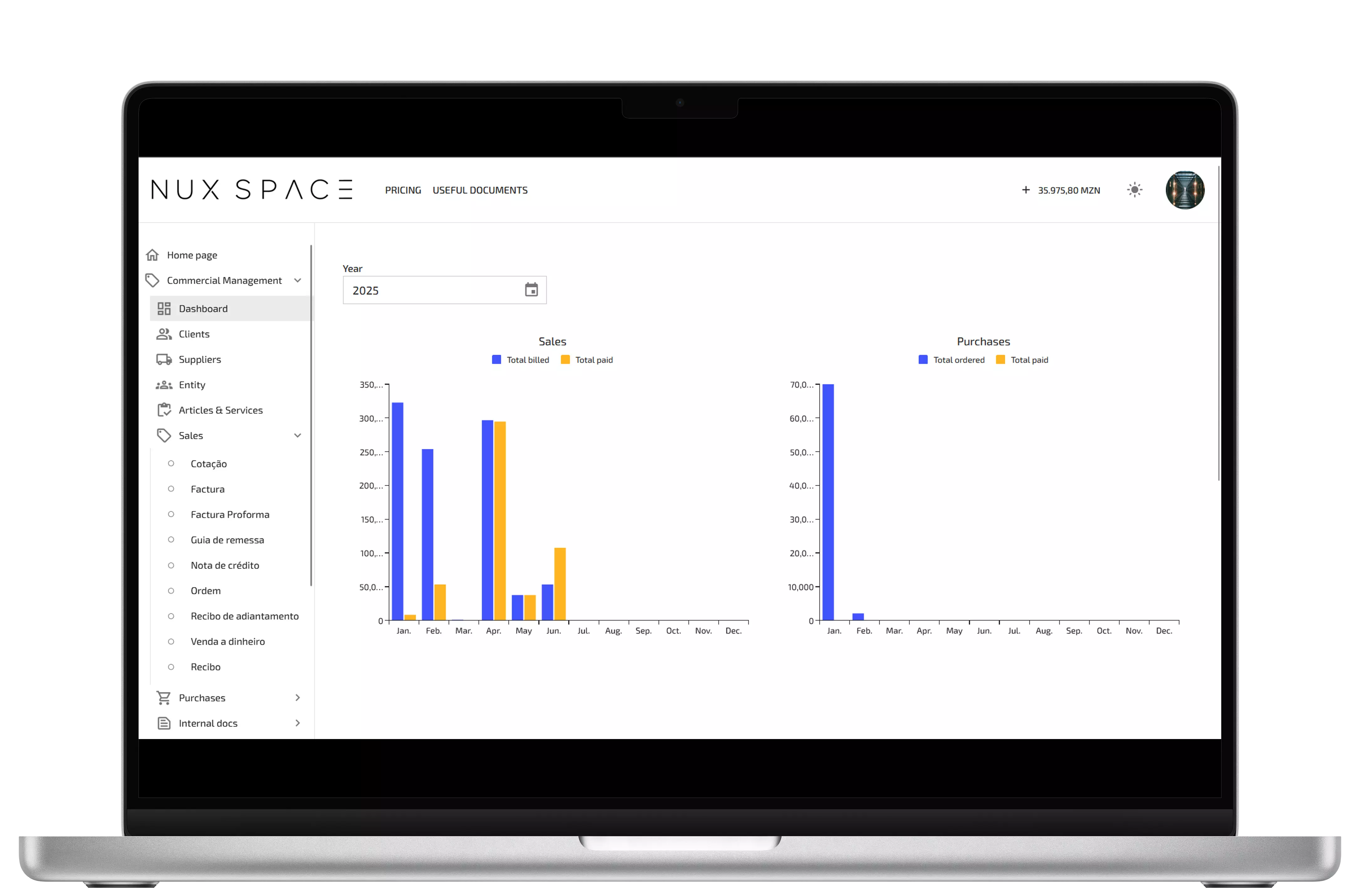 Commercial Management System